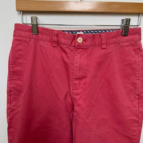 Vineyard Vines Boy’s Nantucket Red Chino Pants Flat Front Preppy Kids size 18 - Picture 3 of 12